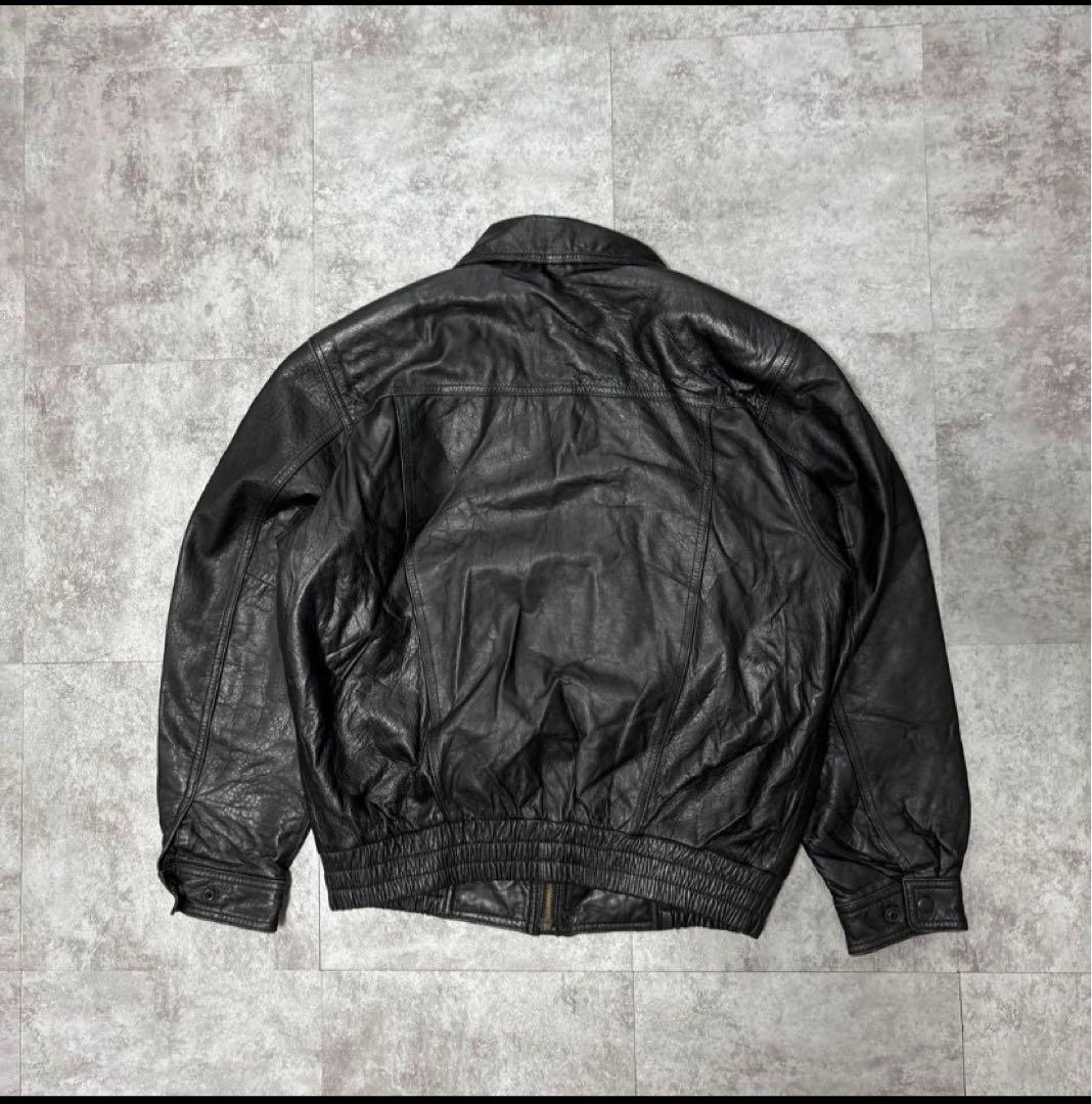 値下げ！80s A-2 real leather bomber jacket