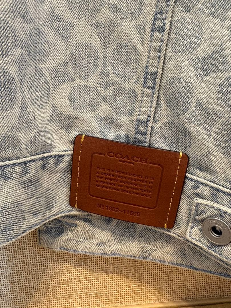COACH コーチ シグネチャー デニムジャケット Gジャン XS 美品