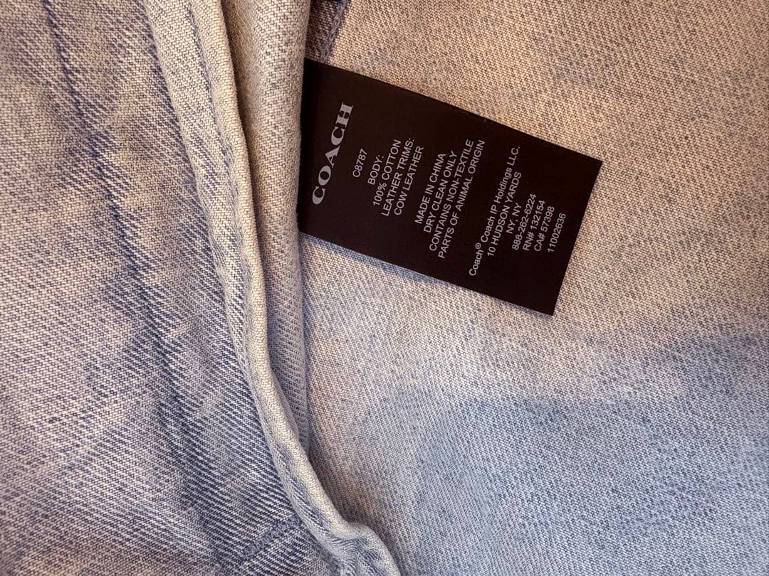 COACH コーチ シグネチャー デニムジャケット Gジャン XS 美品