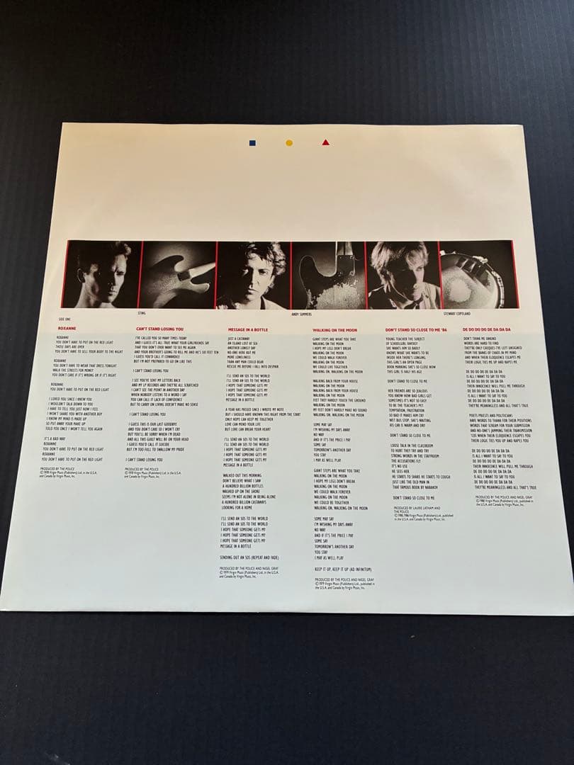 The POLICE ポリス　国内ベスト盤レコード