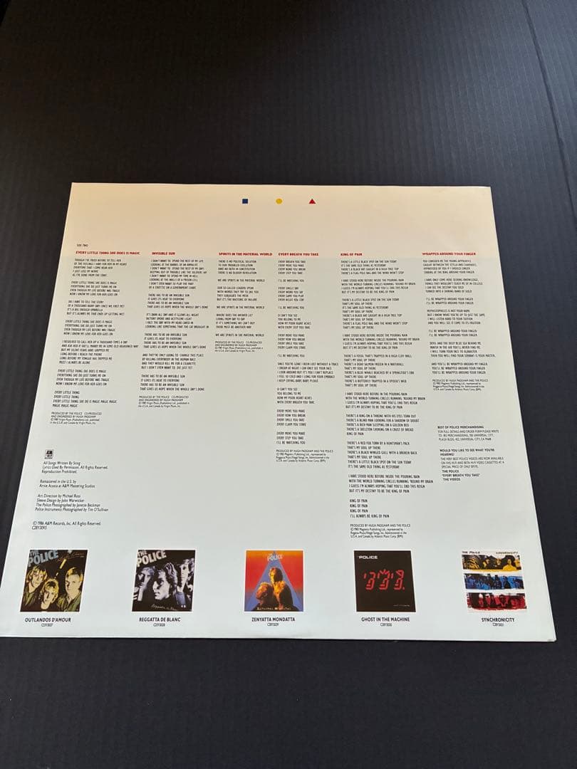 The POLICE ポリス　国内ベスト盤レコード