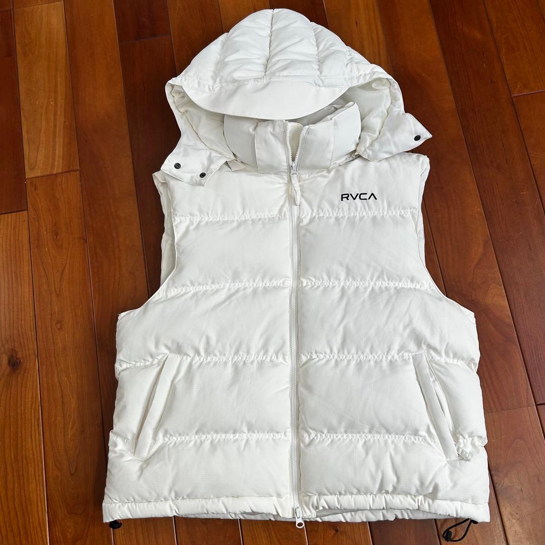 RVCA ルーカ ダウンベスト 白 Mサイズ