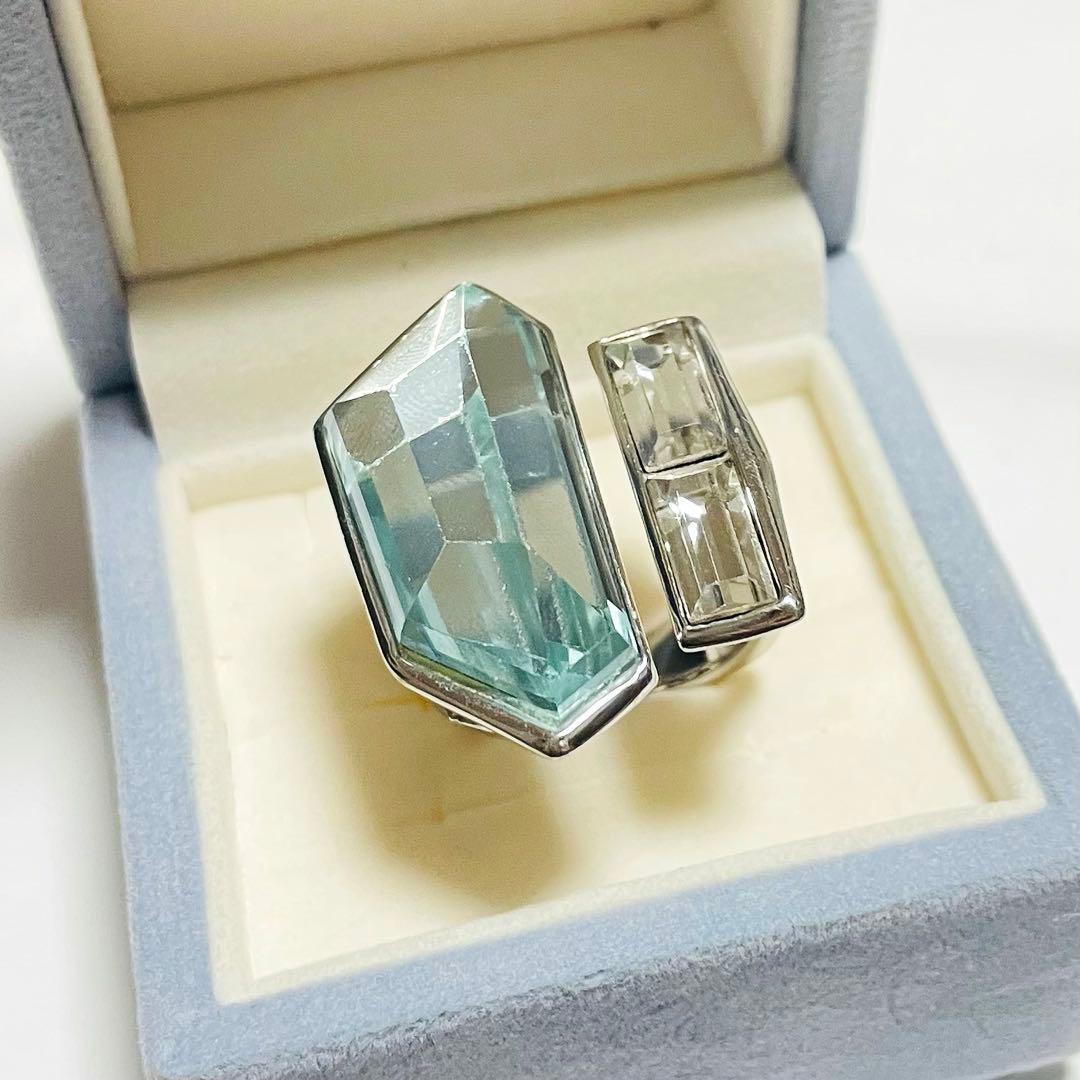 Swarovski Rioリング 大ぶりクリスタル サイズ55