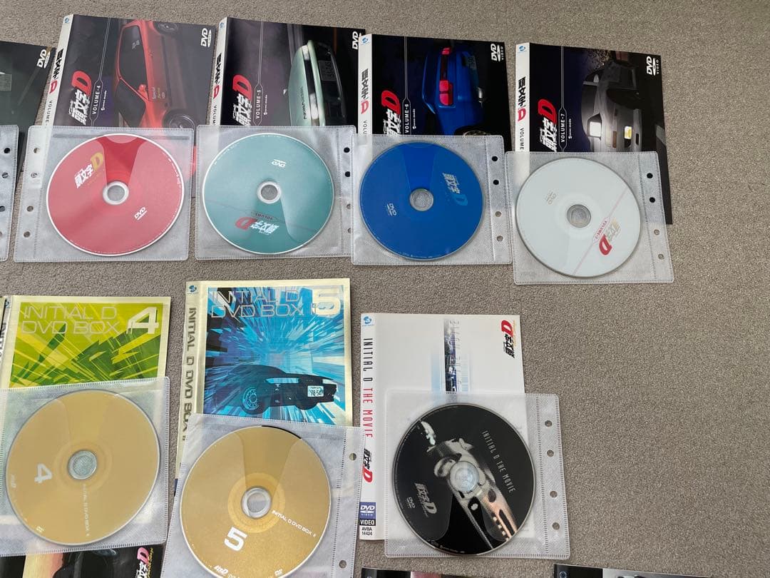 イニシャルD DVD 25巻　まとめ売り　ケース無し