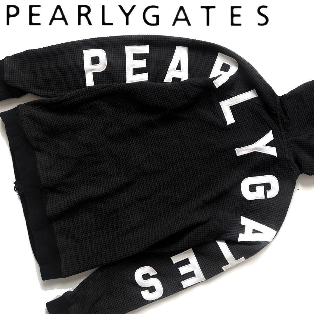 PEARLY GATES パーリーゲイツ バッグロゴ　パーカー　メンズ　ゴルフ