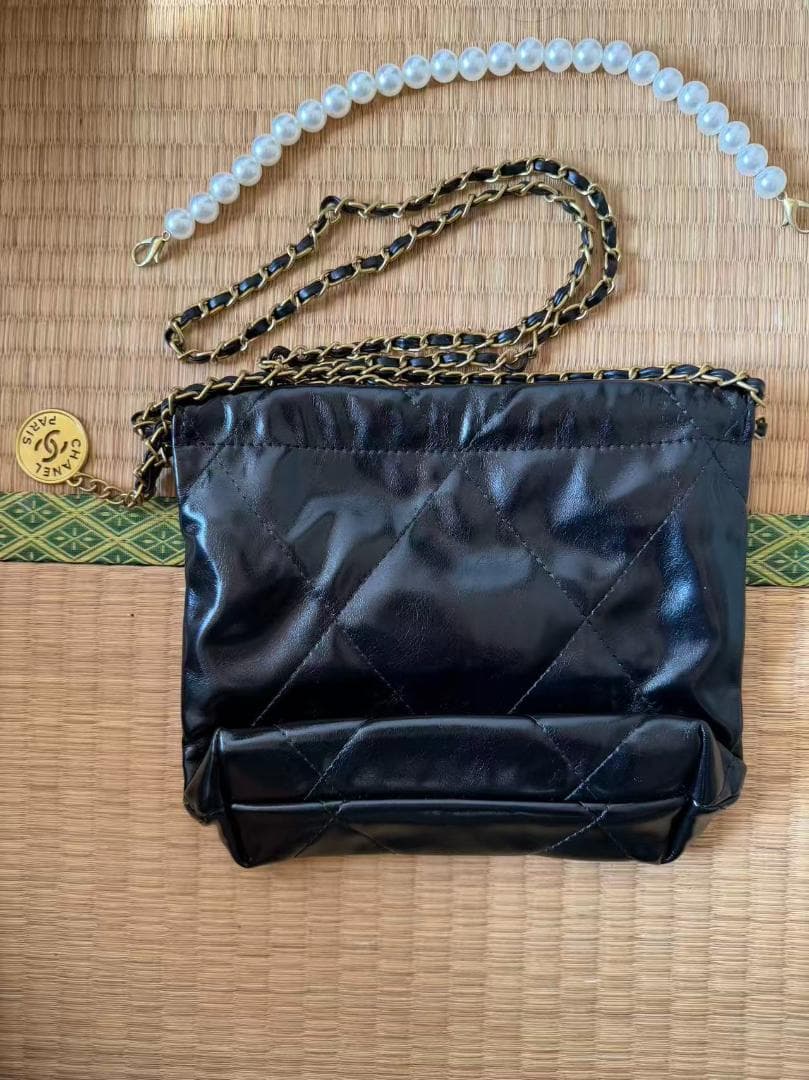 CHANEL ノベルティ ブラック ショルダーバッグ~~~*