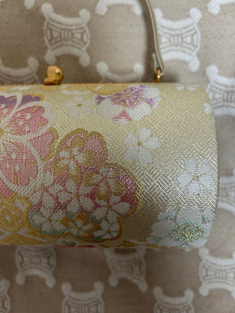 美品✨和装草履バックセット　成人式草履バック　卒業式　謝恩会　振袖　帯生地