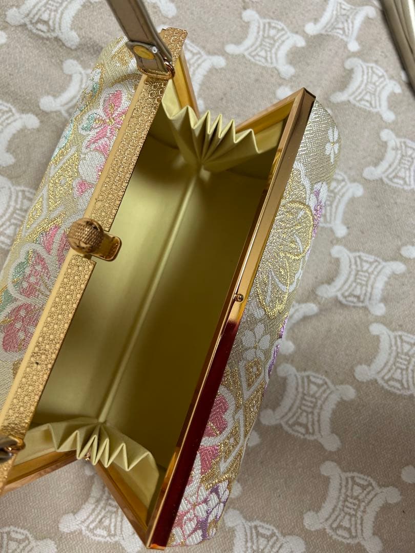 美品✨和装草履バックセット　成人式草履バック　卒業式　謝恩会　振袖　帯生地