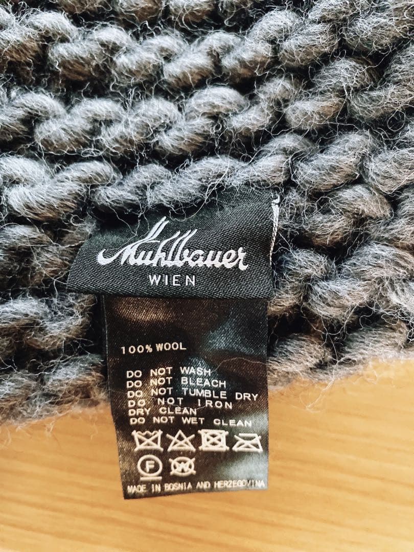 【美品】期間限定MUHLBAUER / ミュールバウアー KNIT BONNET