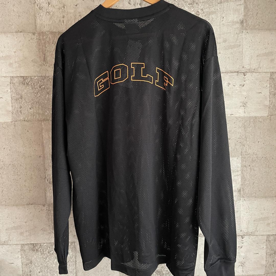 新品 Students Golf メッシュジャージ プリントロンT ブラック L