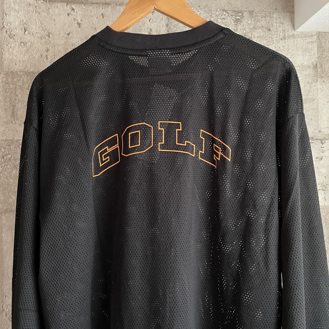 新品 Students Golf メッシュジャージ プリントロンT ブラック L