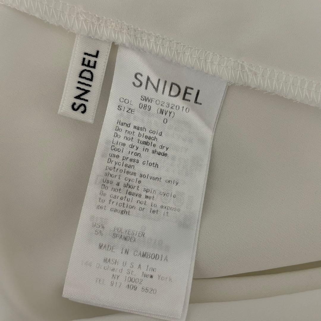 Snidel スナイデル ネイビー プリーツワンピース Sustainable