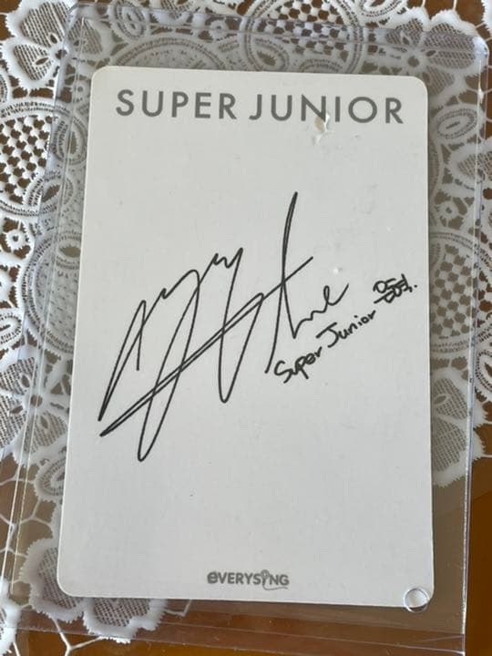 SUPERJUNIOR ウニョク 仁川 トレカ