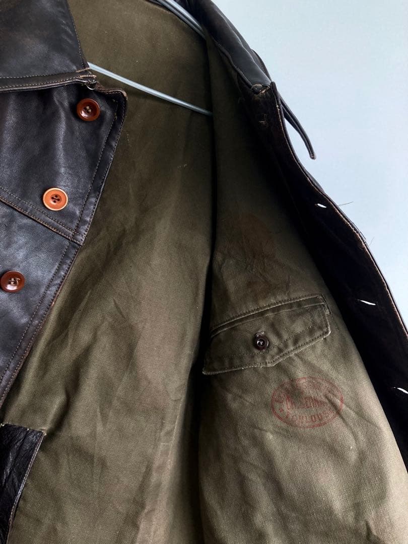 ジャケット・アウター 30s Vintage French Army M35 Tankers JKT