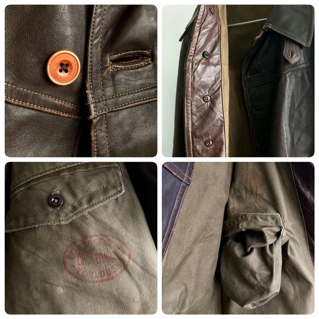 ジャケット・アウター 30s Vintage French Army M35 Tankers JKT