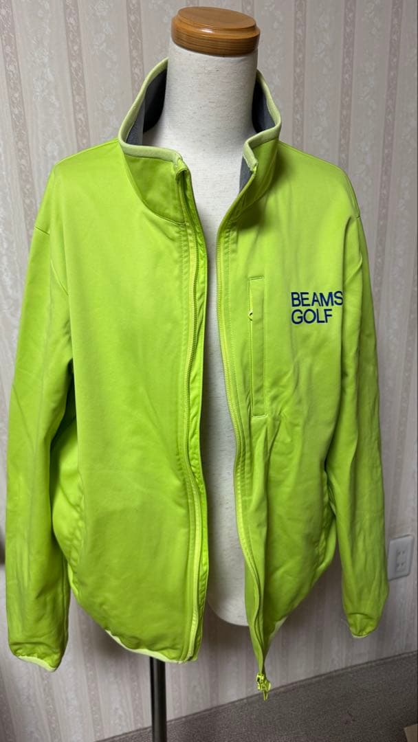 BEAMSGOLF ブルゾンwジッパー Lサイズビームスゴルフ　裏起毛