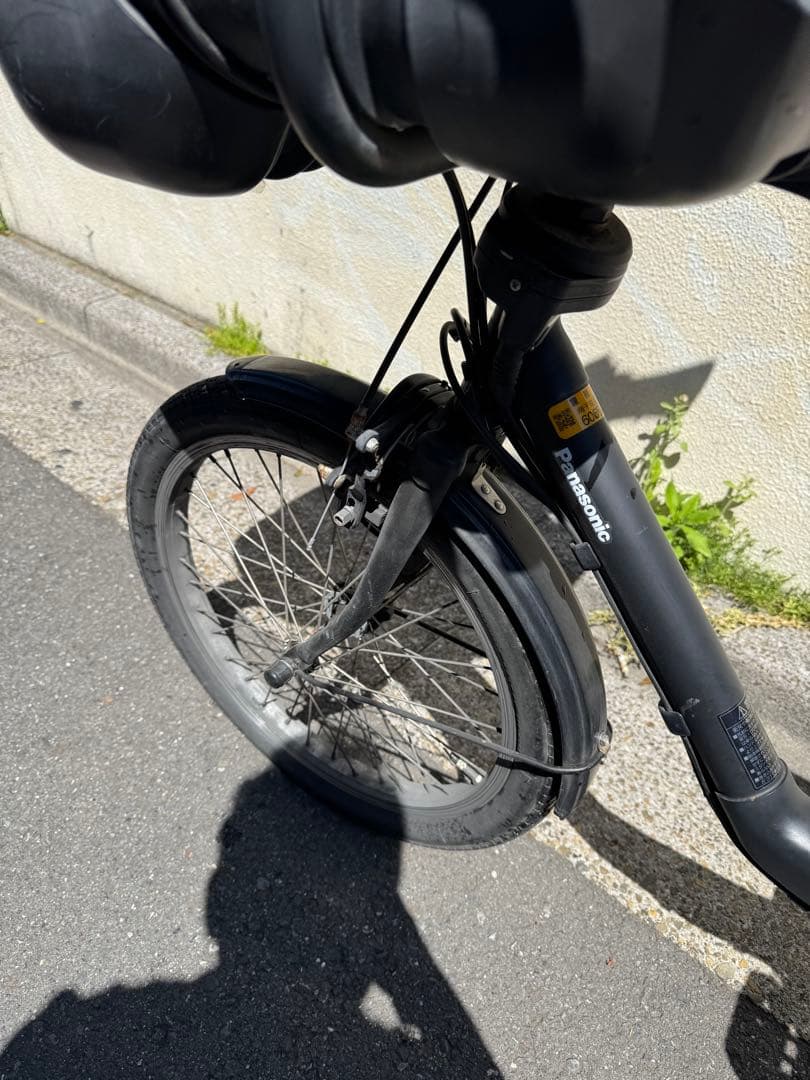 Panasonic 電動アシスト自転車 チャイルドシート付き 黒