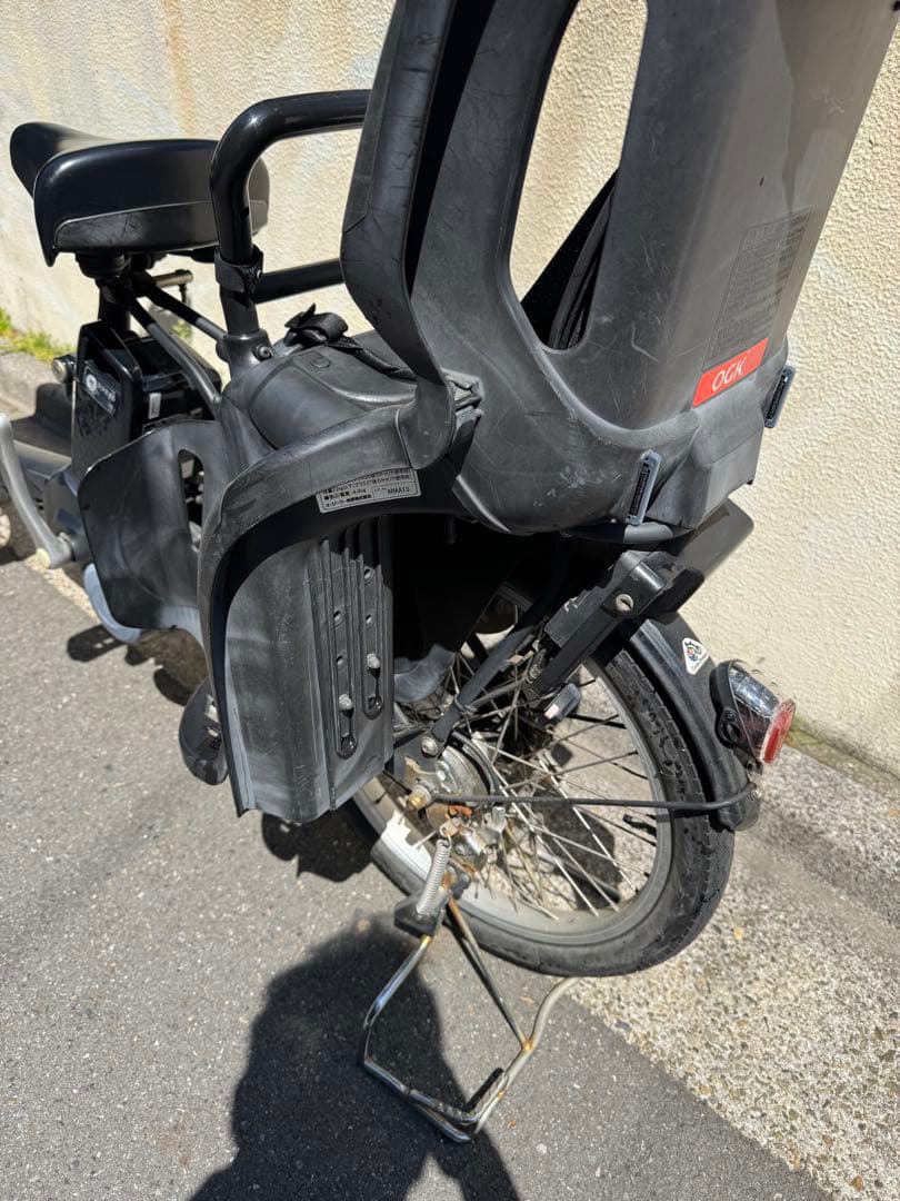 Panasonic 電動アシスト自転車 チャイルドシート付き 黒