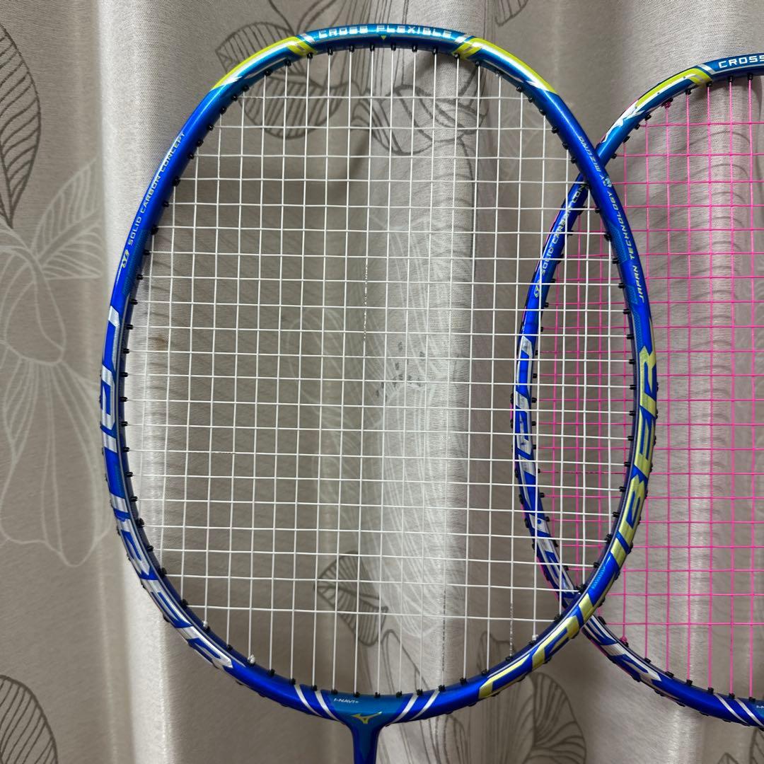 Mizuno早川賢一モデル バドミントンラケット 4UG5 キャリバーvsツアー