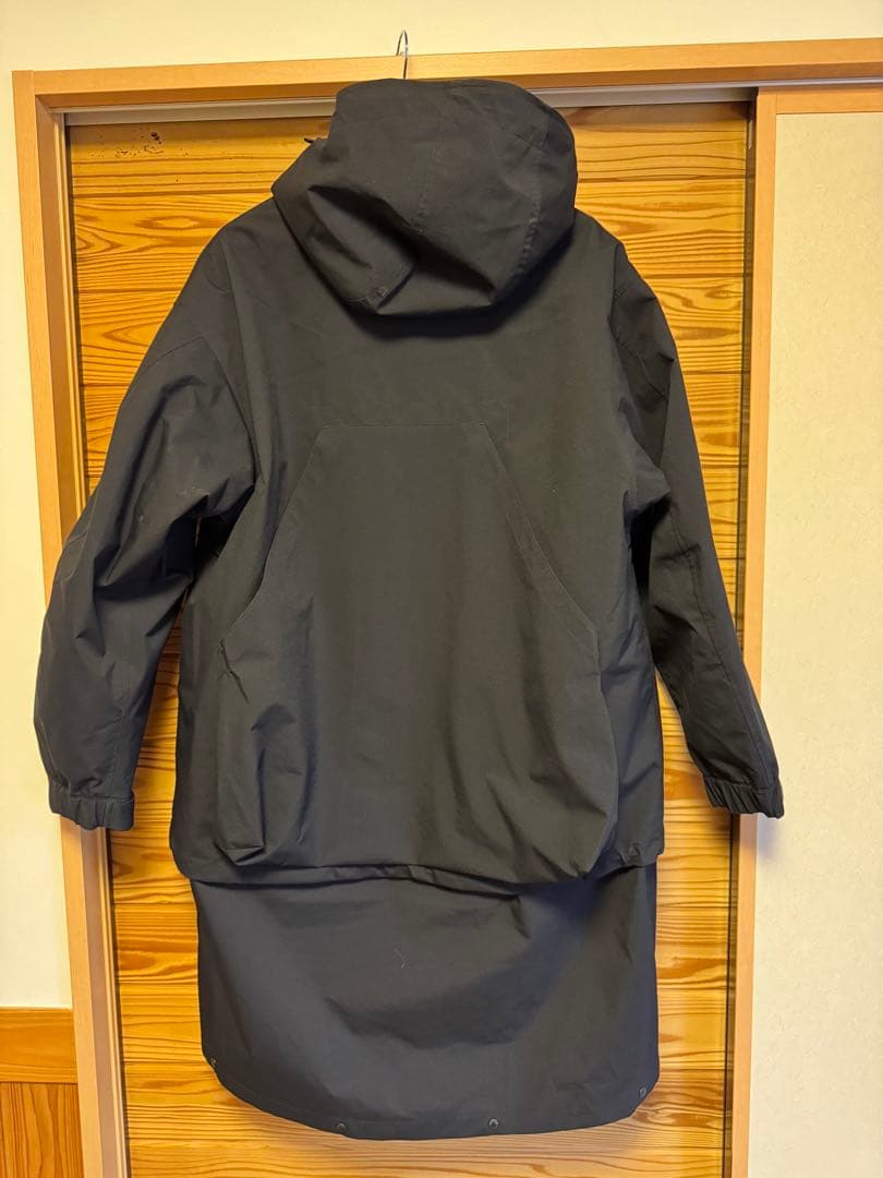 GU×ENGINEERED GARMENTS パデッドシェルパーカ ネイビー M