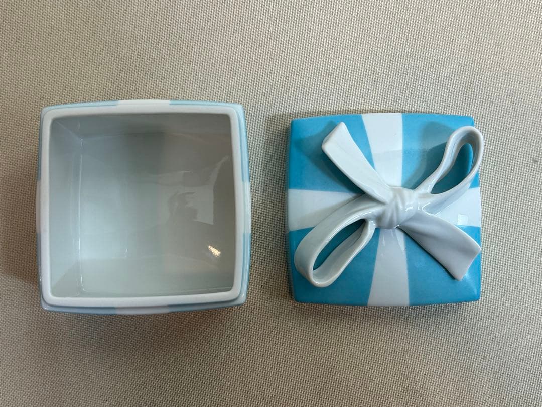ティファニー　ブルーボックス　ラージサイズ　陶器製　TIFFANY&Co