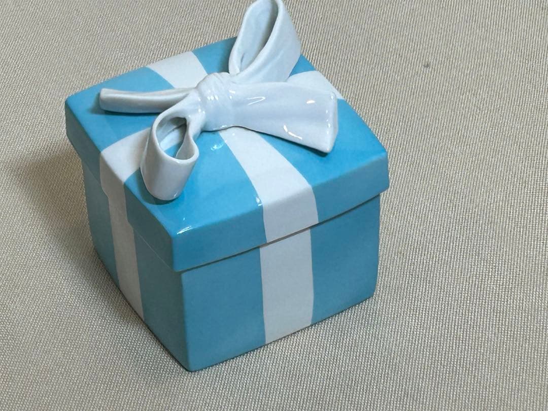 ティファニー　ブルーボックス　ラージサイズ　陶器製　TIFFANY&Co