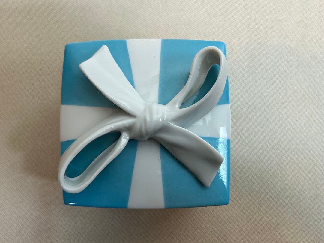 ティファニー　ブルーボックス　ラージサイズ　陶器製　TIFFANY&Co