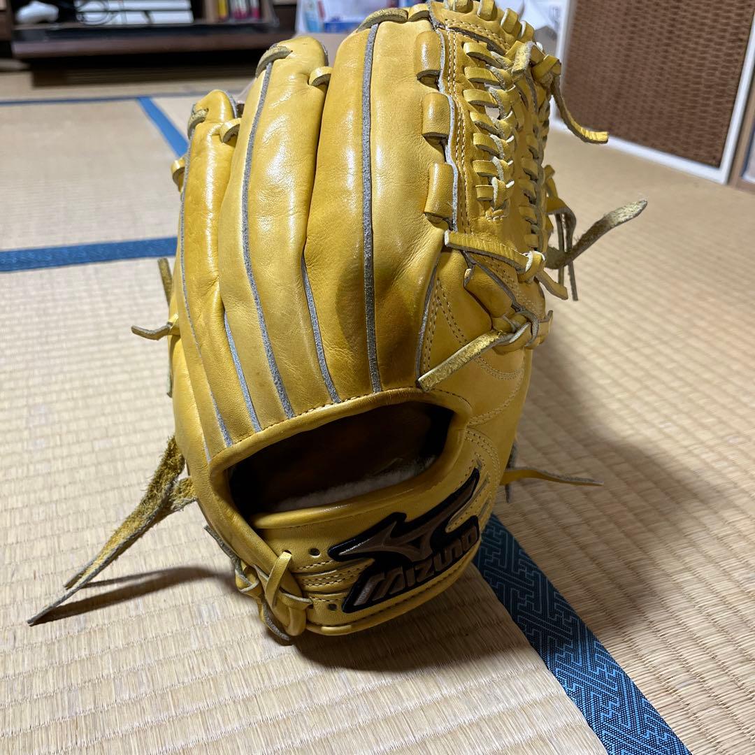 ミズノ　グローバルエリート　硬式　内野手用　イエロー