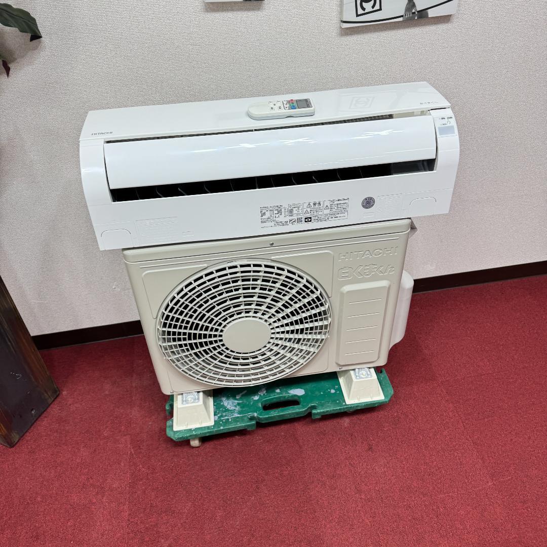 東京23区配送無料　美品日立2.2kw　2022年製　6畳用　洗浄/除菌済み