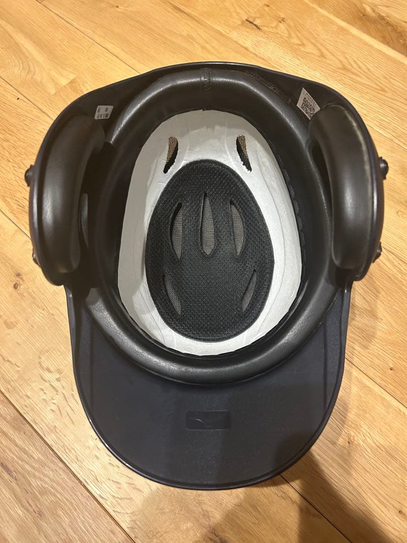 ミズノ　ソフトボール　ヘルメット　つや消し　ネイビー　Lサイズ　美品