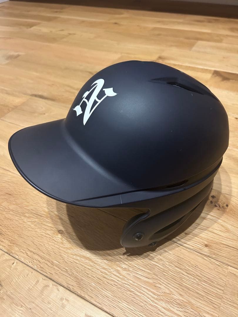 ミズノ　ソフトボール　ヘルメット　つや消し　ネイビー　Lサイズ　美品