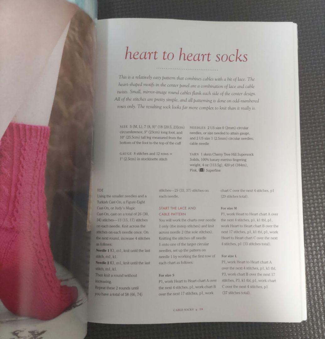 靴下編み物本 TOE-UP SOCKS FOR EVERY BODY