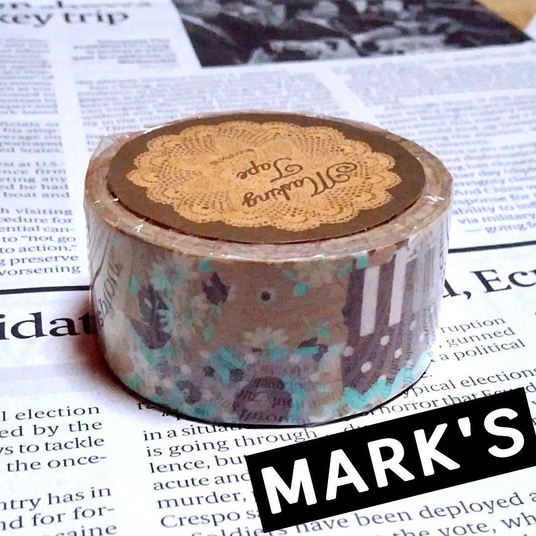 598】廃盤◆MARK'Sマークスマスキングテープ6点16巻セットポゥ・ム・ポゥ