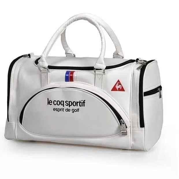 le coq sportif golf ルコックゴルフ ボストンバッグ ホワイト