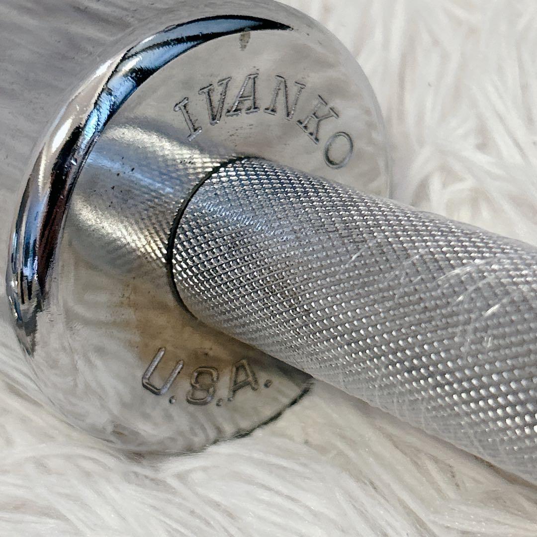 IVANKO 5kg ダンベル 2個セットシルバー