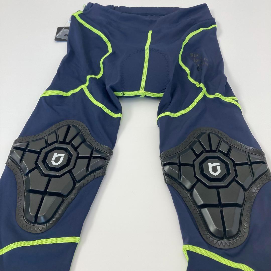 【新品】サイクルパンツ ２XL ネイビー×グリーン ランバイク ストライダー