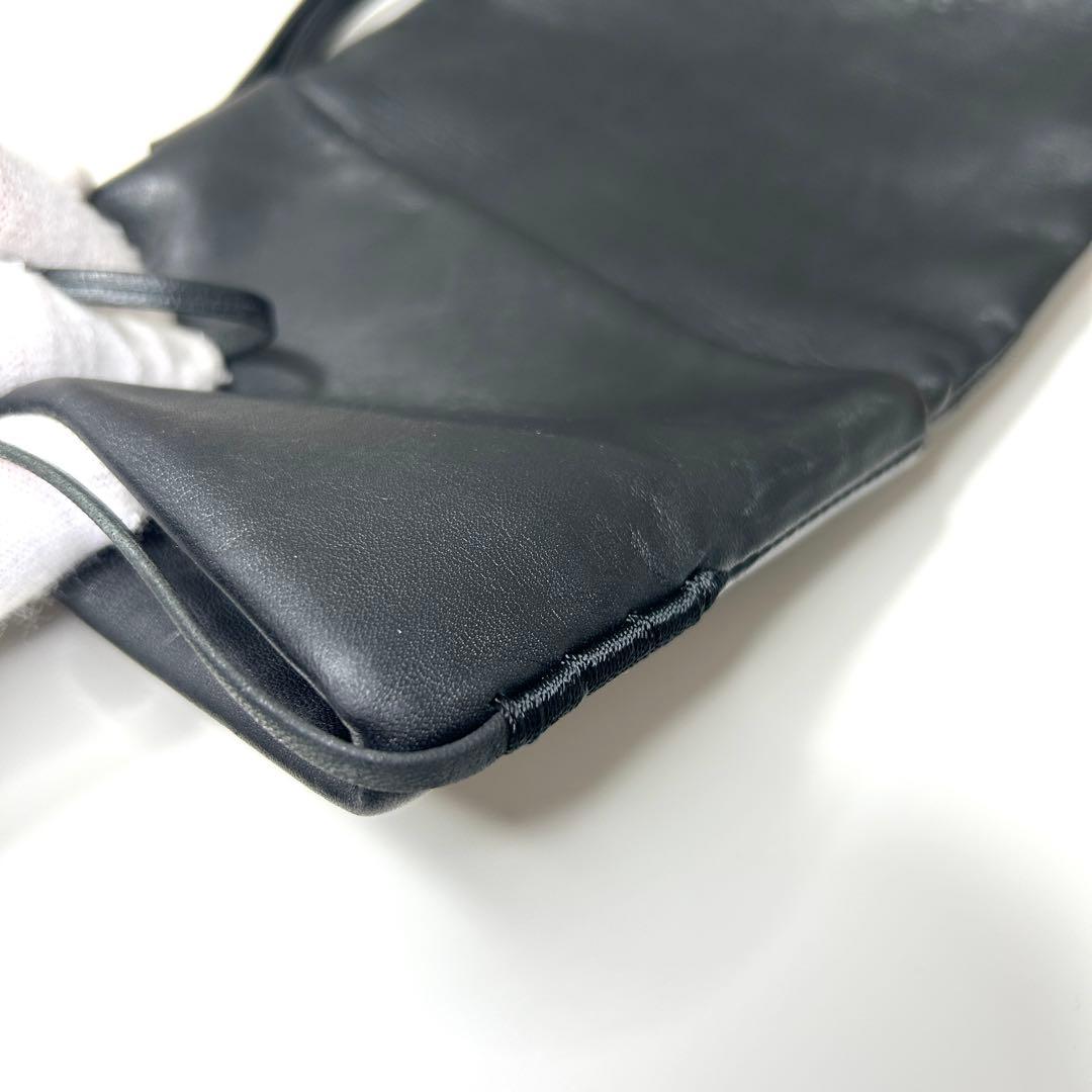 HELMUT LANG 本革 ミニショルダーバッグ 黒