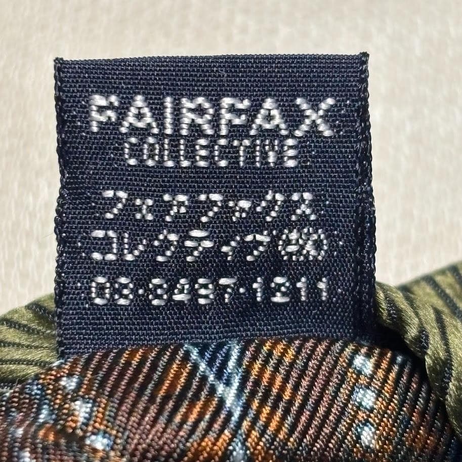 ◉極上品◉フェアファクス FAIRFAX★ 緑&濃い緑の切替 ★ソリッド・タイ