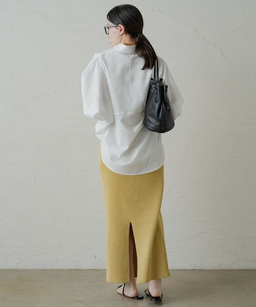 新品　LOUNGEDRESS サテンBIGシャツ