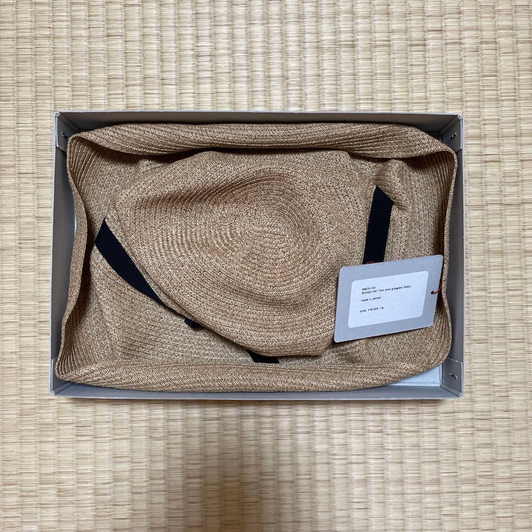 mature ha. マチュアーハ BOXED HAT 11cm brim
