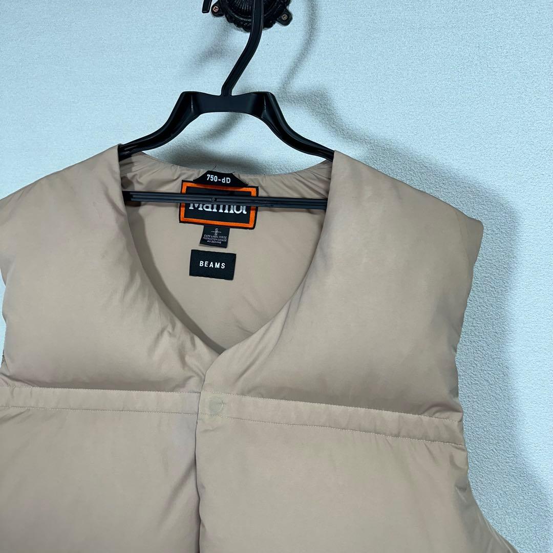 Marmot × BEAMS / 別注 S マグネット ダウン ベスト