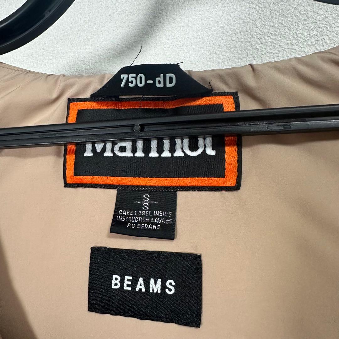 Marmot × BEAMS / 別注 S マグネット ダウン ベスト