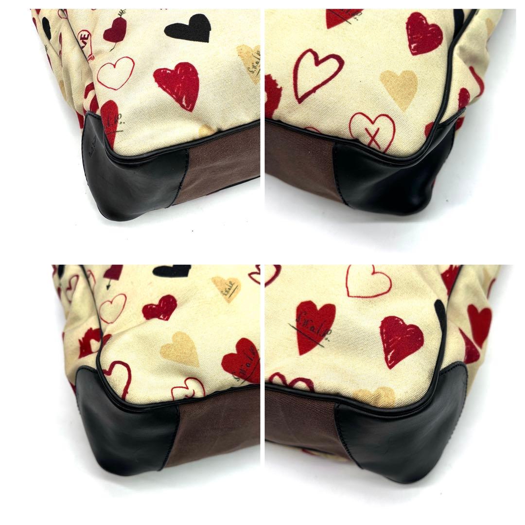 PaulSmith MEN ONLY トートバッグ ハート LOVE 総柄