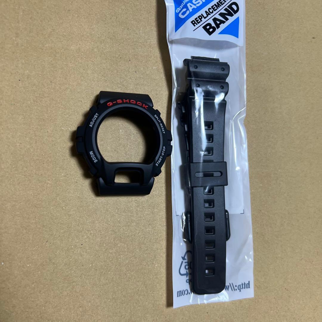 CASIO 純正 DW-6900-1V ベルト ベゼル カバー セット