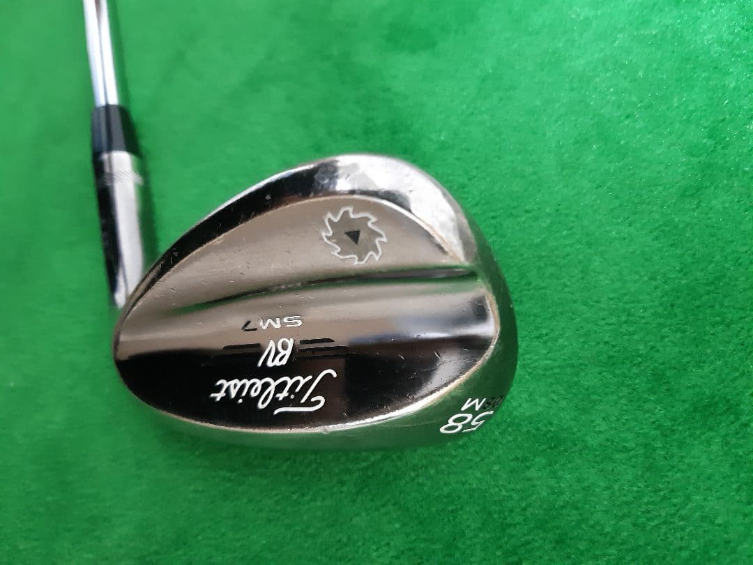 【美品】VOKEY SPIN MILLED SM7 ブラッシュドスチール 58°