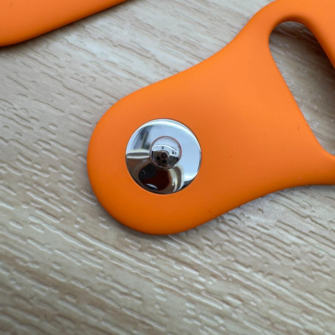 2080 Apple Watch エルメス　オレンジ　ラバー　シリコン　スポーツ