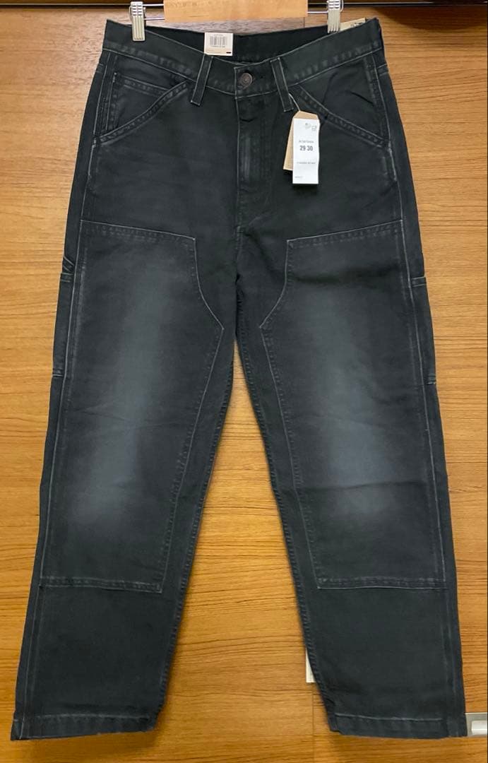 unisex Levi's 568 ルーズストレート ダブルニーブラック　W29