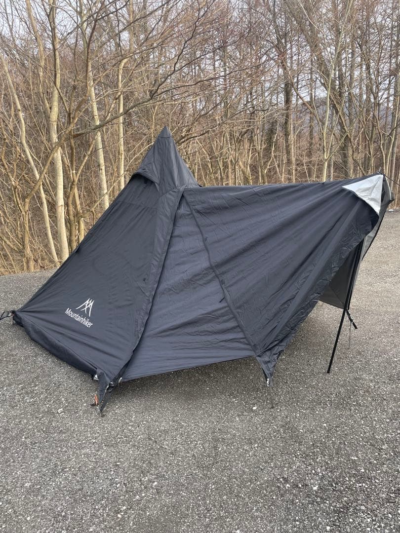 Mountainhiker ワンポールテント ツーリング　ブラック おまけ付き