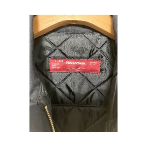 【dn0830nfdr】HIDE AND SEEK Jacket BLK