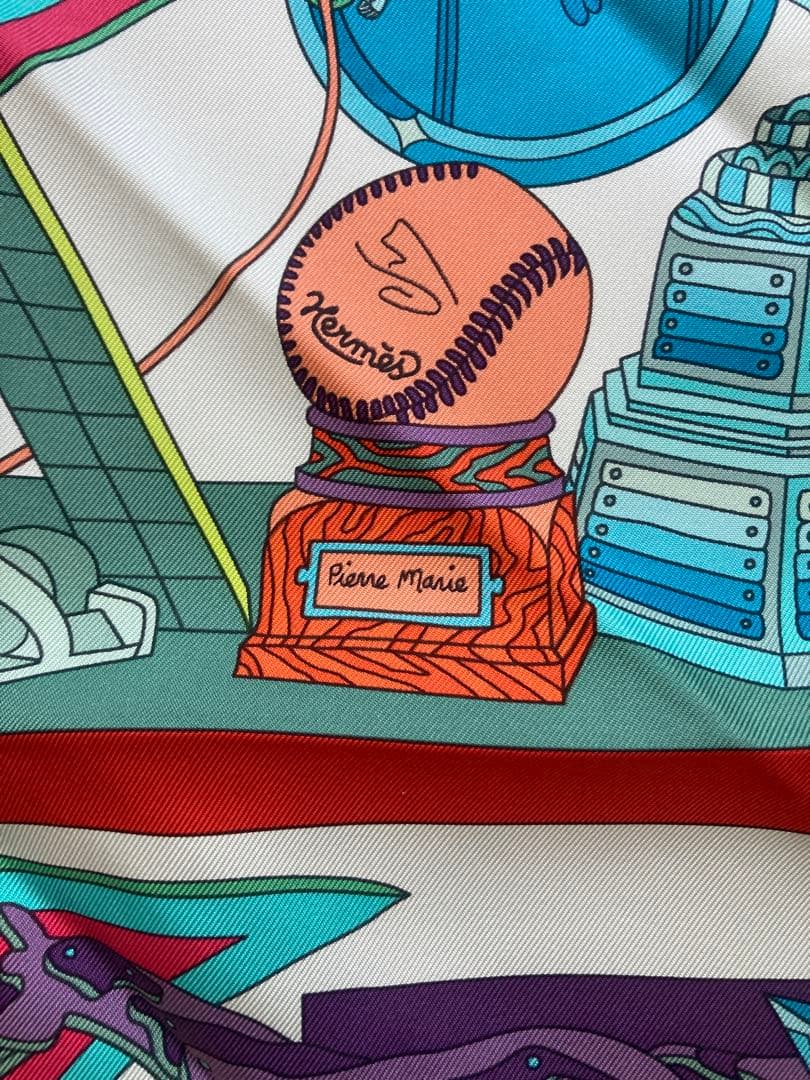 【最終価格】Hermès Les Trophées エルメス スカーフ　カレ90
